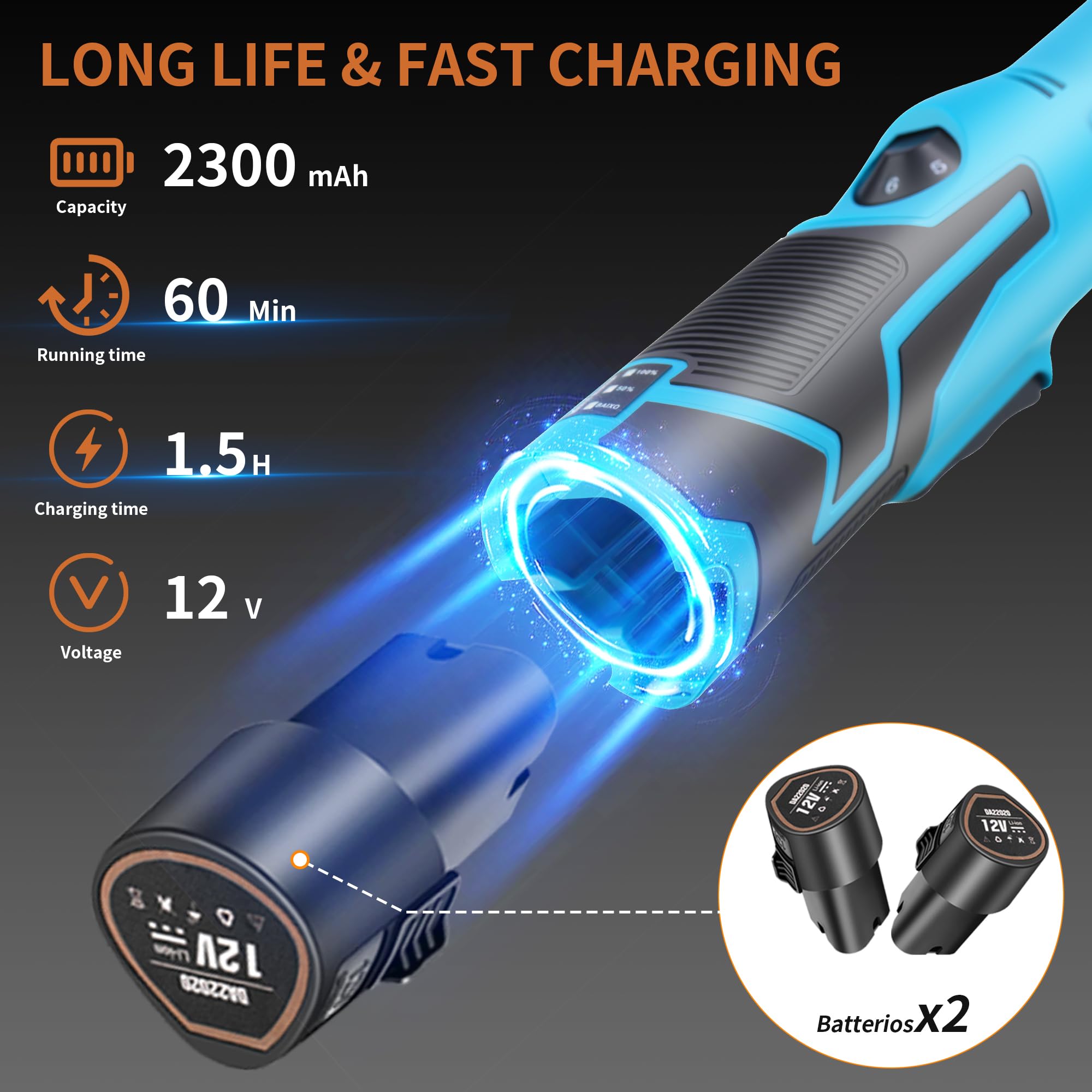 Cordless Mini Polisher - Car Detailing Buffer -8