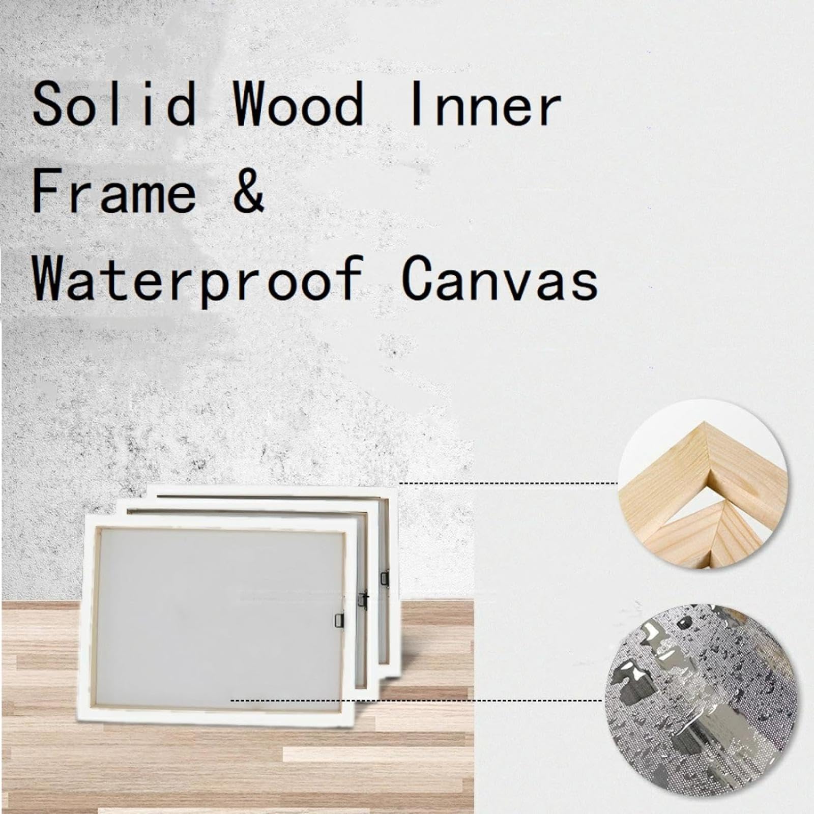 Amazon.co.jp: JOSUE ゴールド、グリーン 森林 絵画 森の絵画 アート