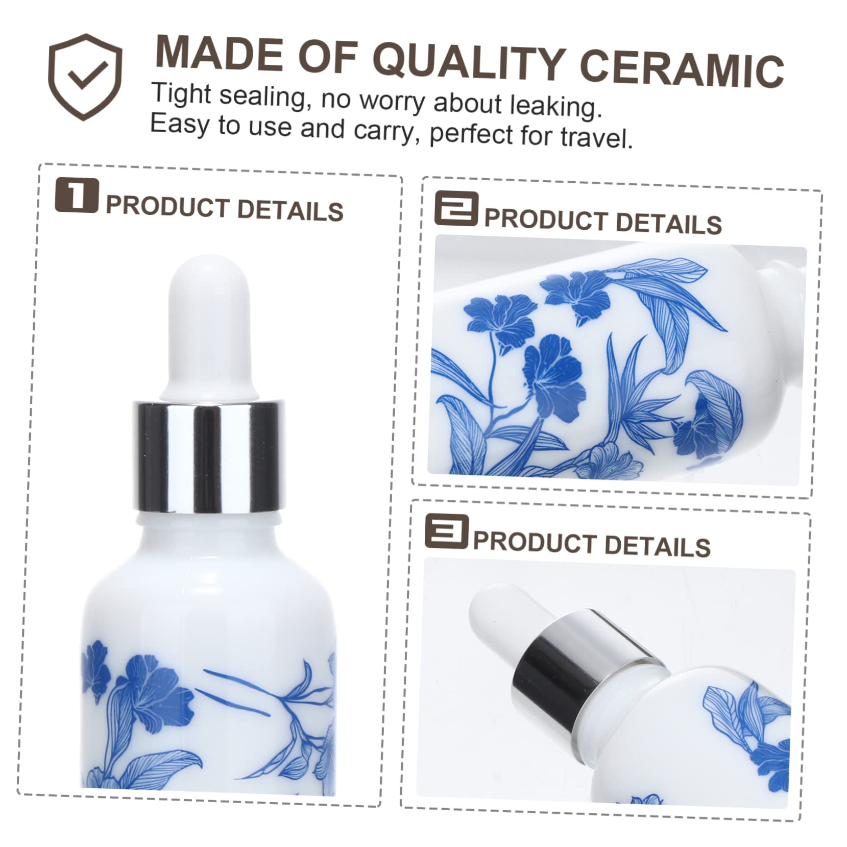 minkissy botellas cuentagotas para perfumes, botellas vacías para los ojos, dispensador de vidrio, dispensador de gotero líquido, botella de pipeta de esencial, cuentagotas de vidrio, frasco