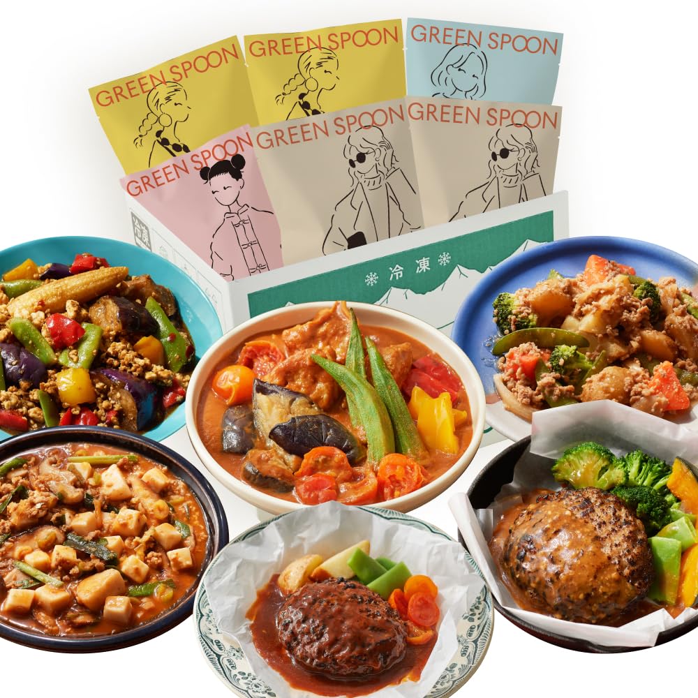 Amazon | グリーンスプーン おかず 厳選 6種 【 お惣菜 低糖質 高  