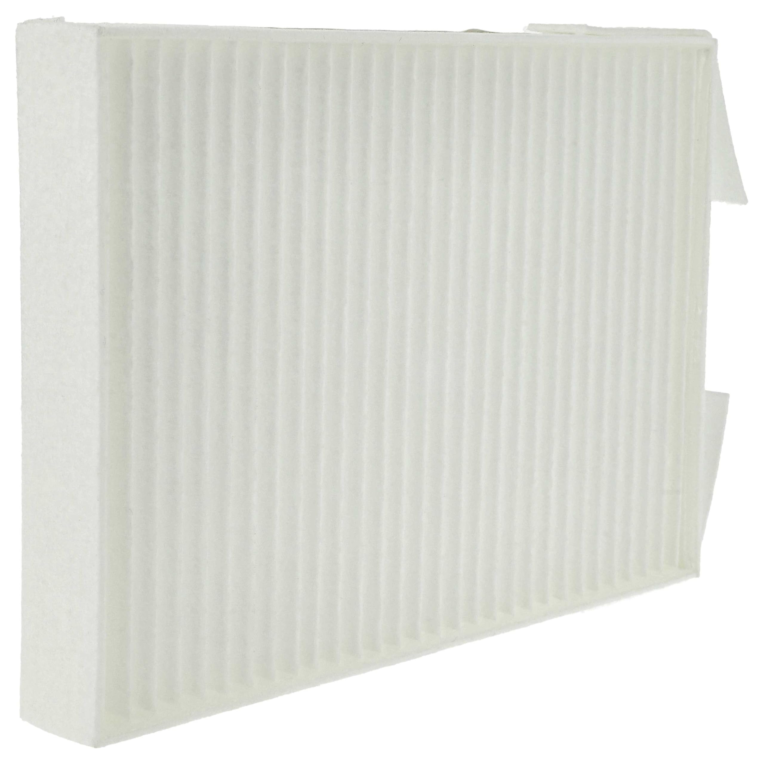 vhbw Zestaw filtrów kompatybilny z urządzeniem wentylacyjnym Zehnder ComfoSpot 50, filtr powietrza G4/F7 (4 sztuki), 18 x 12 x 4 cm, biały