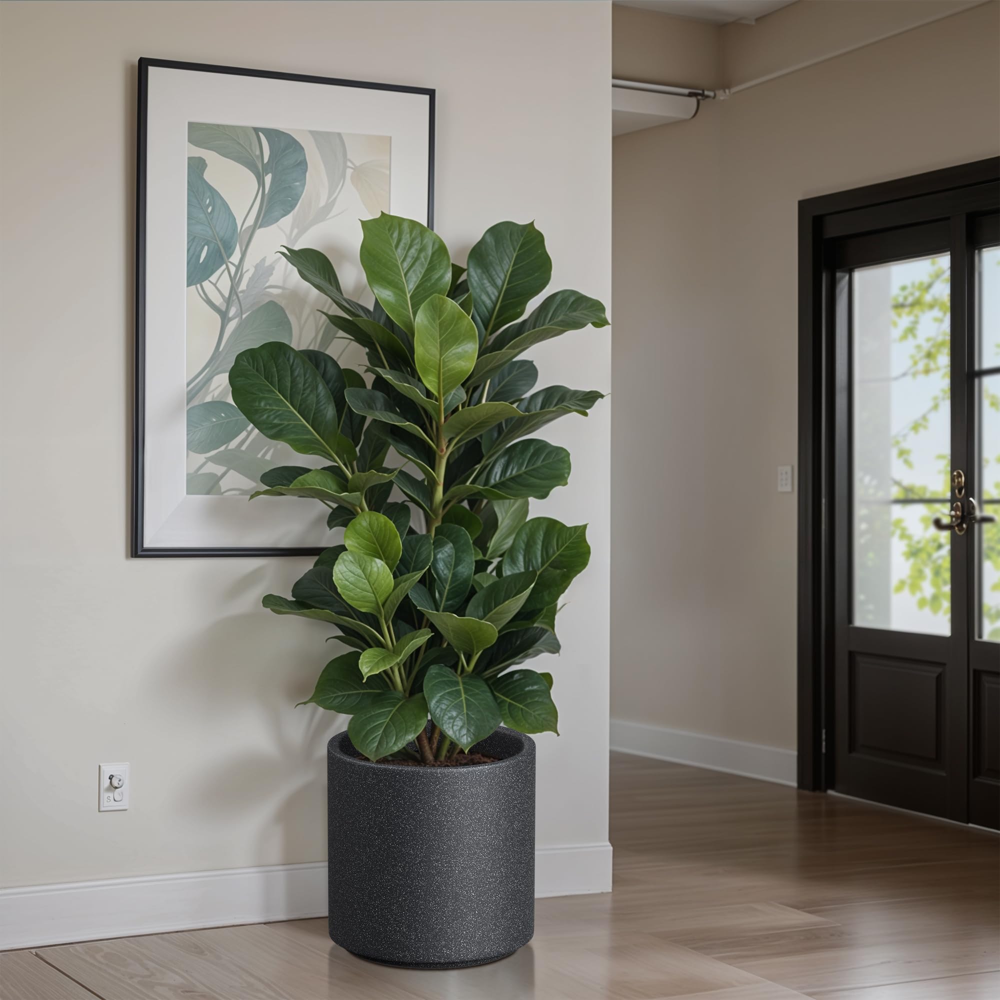 YUCCABE Fox Planter - Durable Outdoor Flower Pots -15