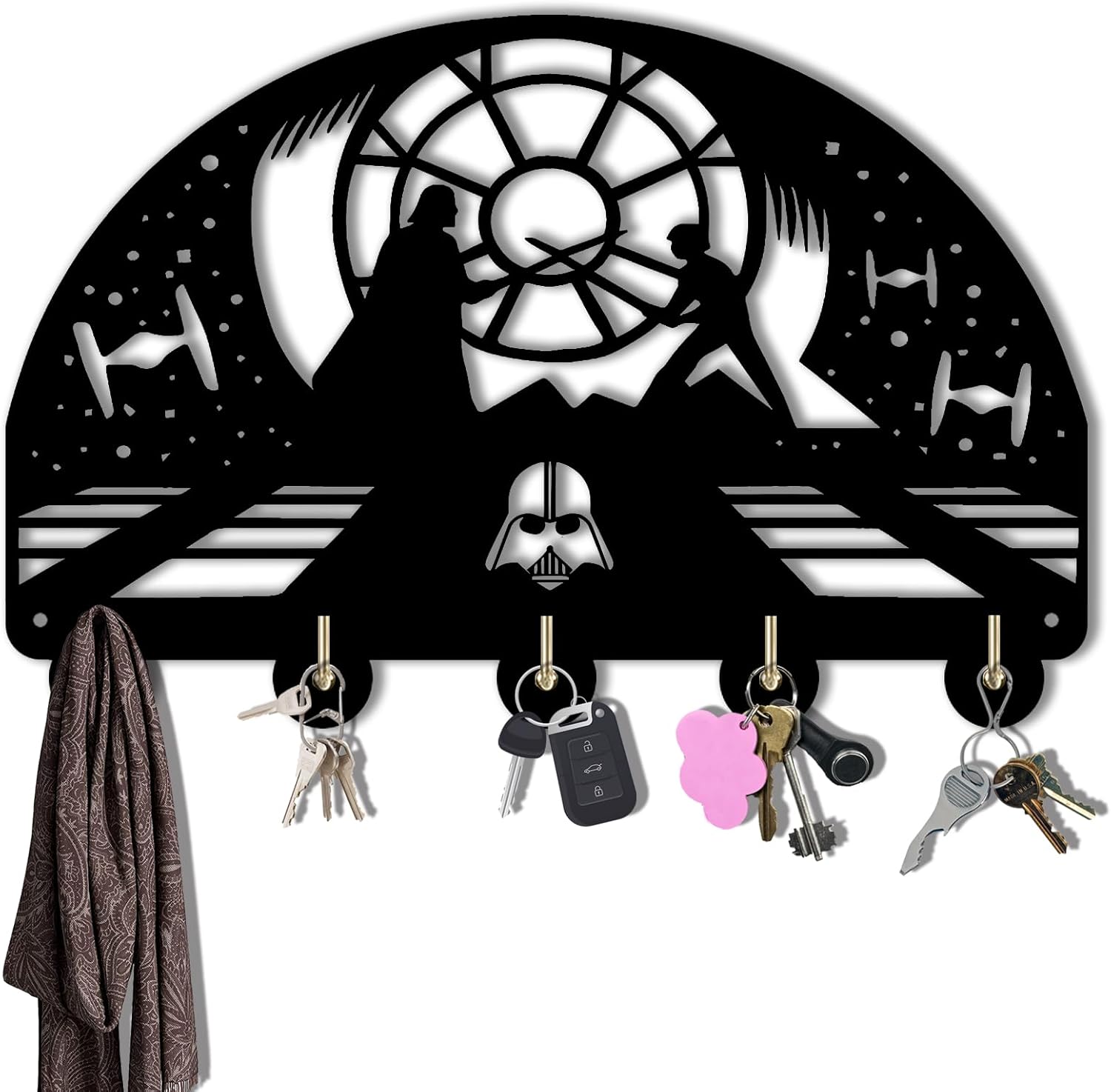 Wkjhdfsd Science Fiction War Lover Gifts for Men Key Holder