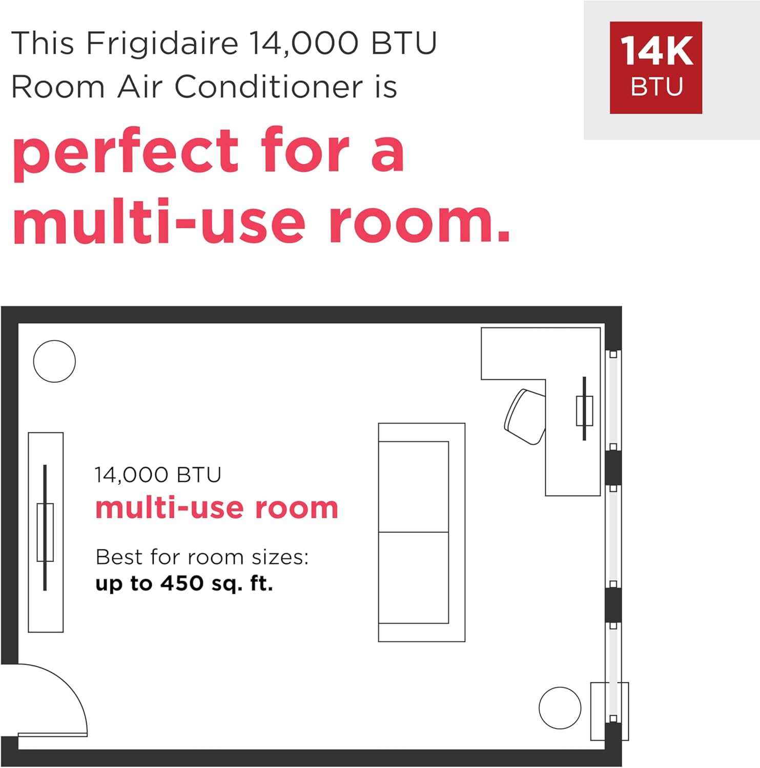 Frigidaire 14K Portable W/Wifi