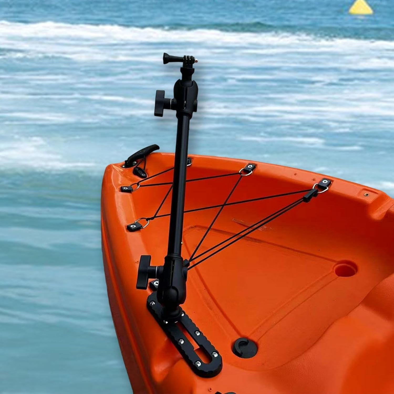 Kayak Track Mount Camera Holder Mounting Bracket Kayak Boat Accessory Stable Motion Camera Mount for Surfing Paddleboards