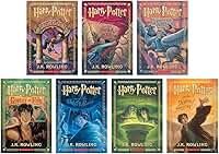25 Year Anniversary Editon of Harry Potter Paperback Full Book Set Volumes 1-7 (Limited Edition, Original cover)
