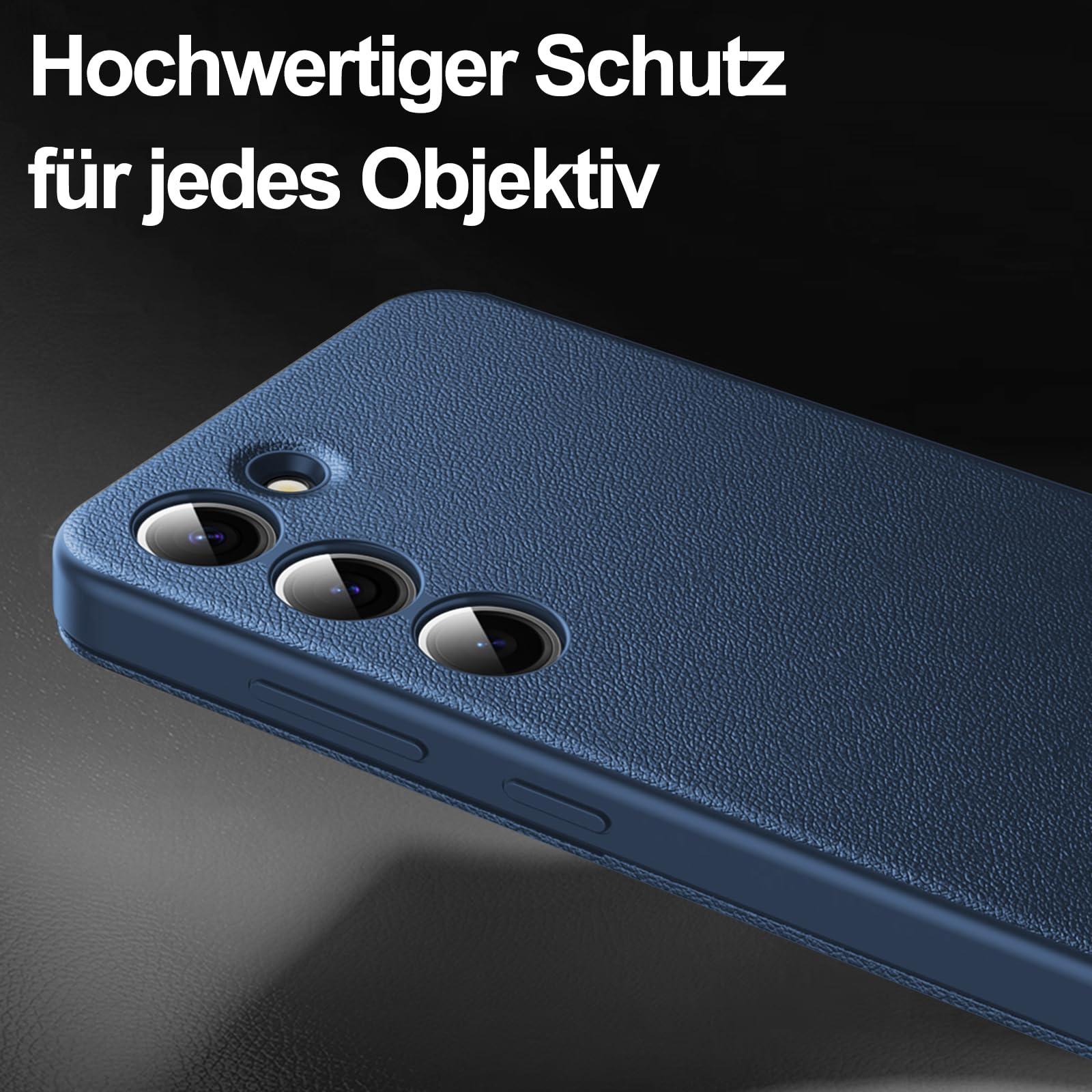 Funda para Samsung Galaxy S25 Plus Smart View, funda tipo cartera, para Samsung S25 Plus 5G, funda transparente con espejo, tarjetero, ventana, Galaxy S25 Plus (azul)
