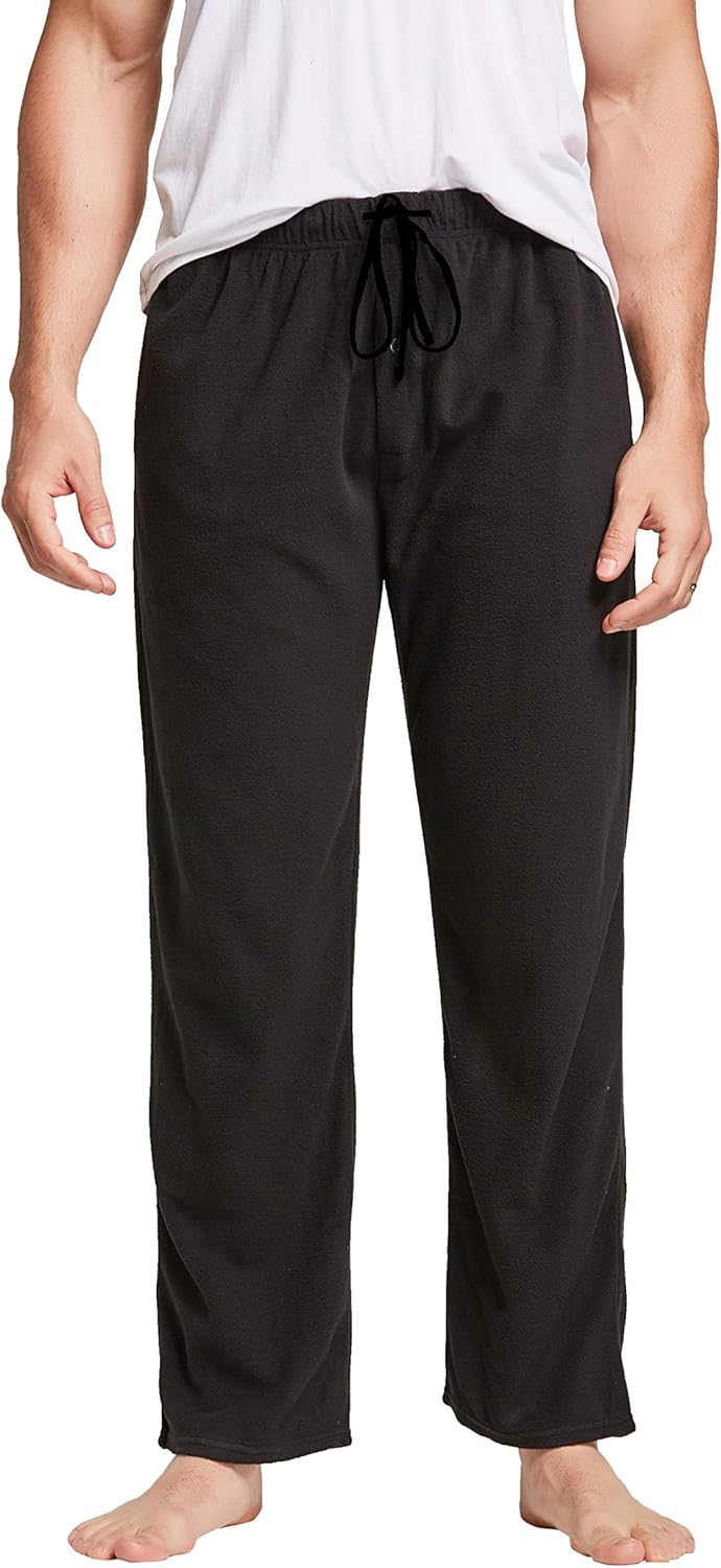 Black fleece pajama pants Clearance