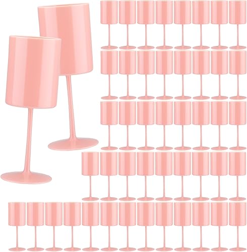 Miniatura 17 de Paquete de 24 copas de vino de plástico de 10 onzas, grandes y reutilizables, copas de champán vintage con tallo, vasos acrílicos inastillables para