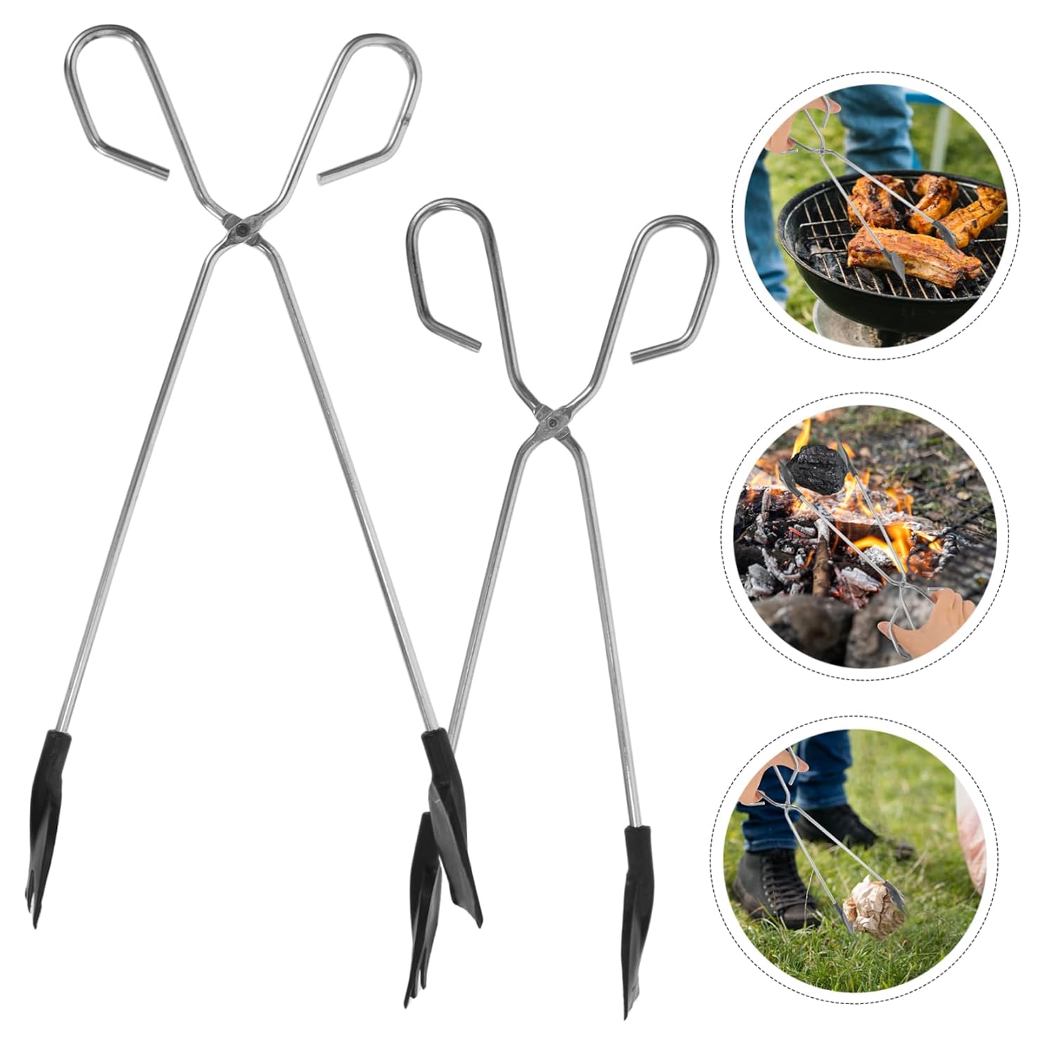10pcs Heavy Duty Grabber Tool Trash Picker Reusable Tong Garbage Clamp Easy to Use Cleaning Grabber for High Shelves