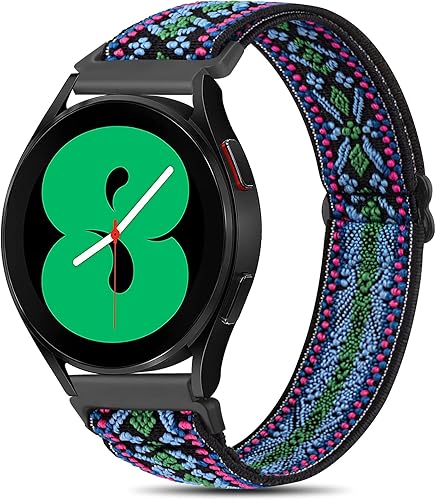 Wanme Bandas elásticas para Samsung Galaxy Watch Active 2 de 1.575 pulgadas, 1.732 pulgadas, Galaxy Watch 1.654 pulgadas, Watch 3 1.614 pulgadas,