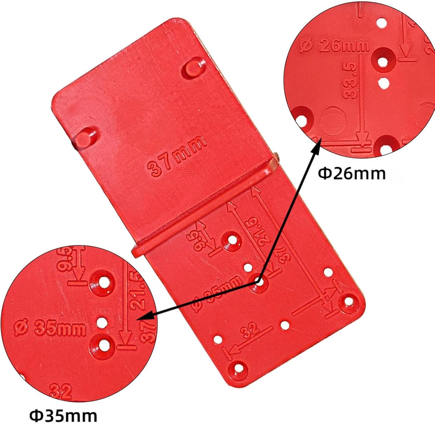 Club Bollywood® 26mm 35mm 40mm Cabinet Hardware jigs Tool Concealed for Drawer|Home & Garden | Tools | Power Tools |1 Hinge Drill Guide