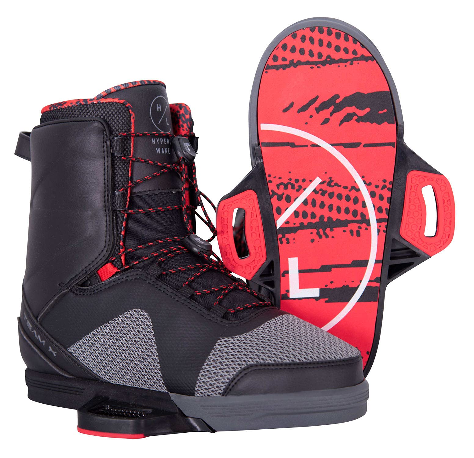 Hyperlite Murray Mens Wakeboard 134 W/Team X Bindings Black/Blue (7-8)