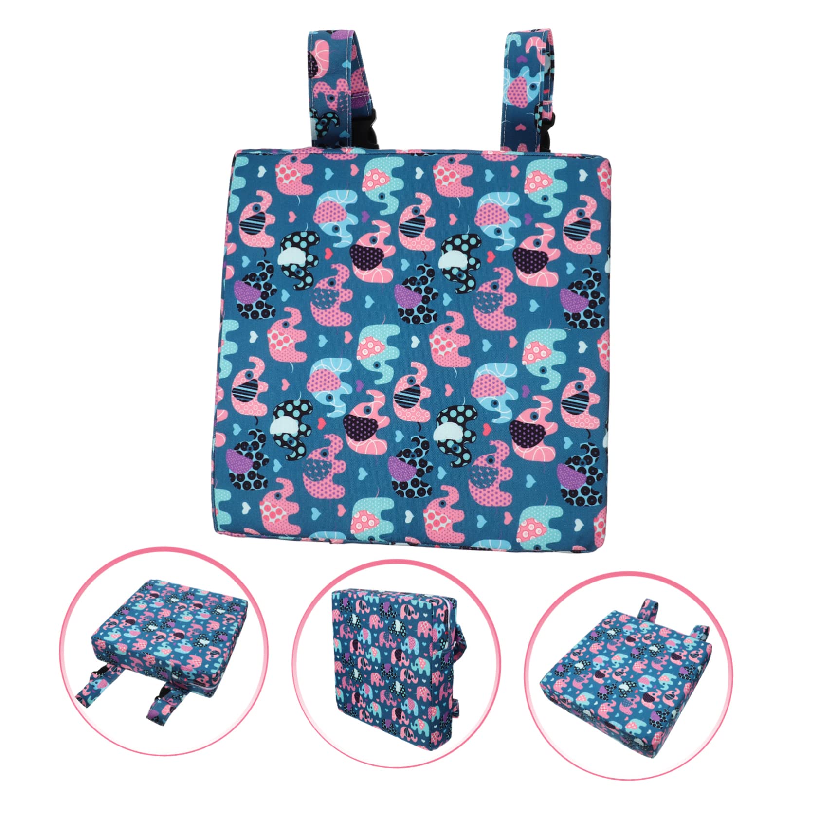 Cojín Elevador Infantil Desmontable y Portátil para Sillas De Comedor Asiento Raiser Funda Lavable y Material Resistente para Bebés y Celebraciones