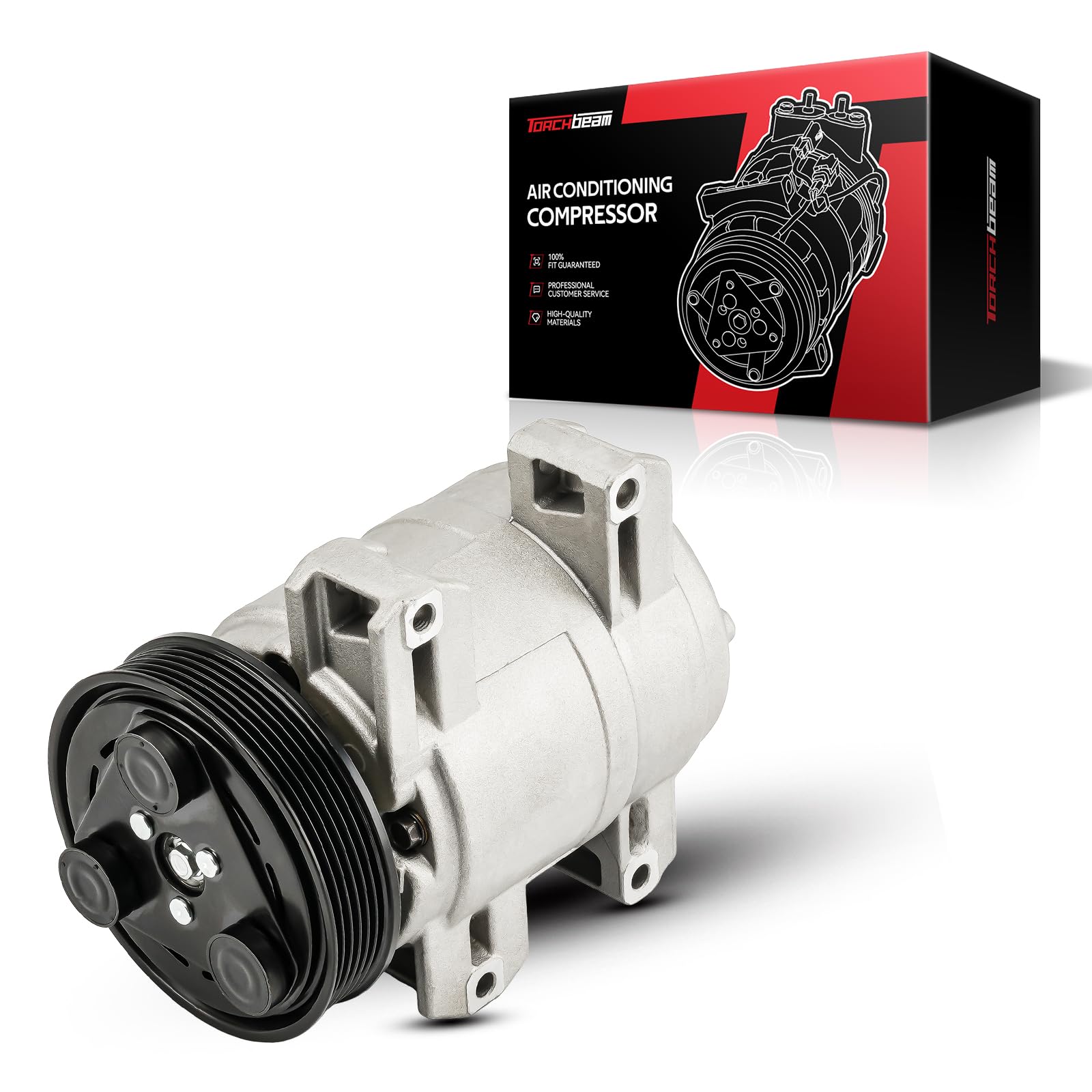 Torchbeam AC Compressor with Clutch 98490, for Nissan Rogue 2008-2013, Rogue Select 2014-2015 926004BB2A, 97490 ac a/c compressor
