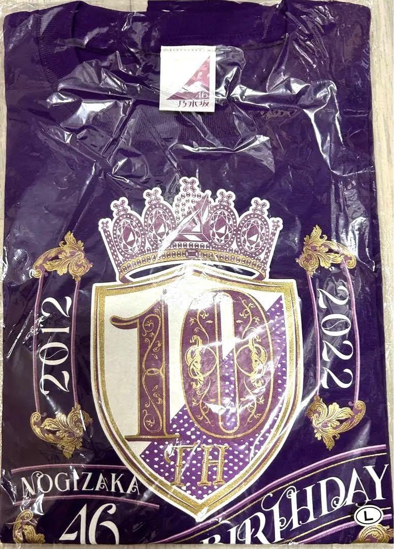 Amazon.co.jp: 乃木坂46 10周年ライブ 10thバスラ Tシャツ パープルL