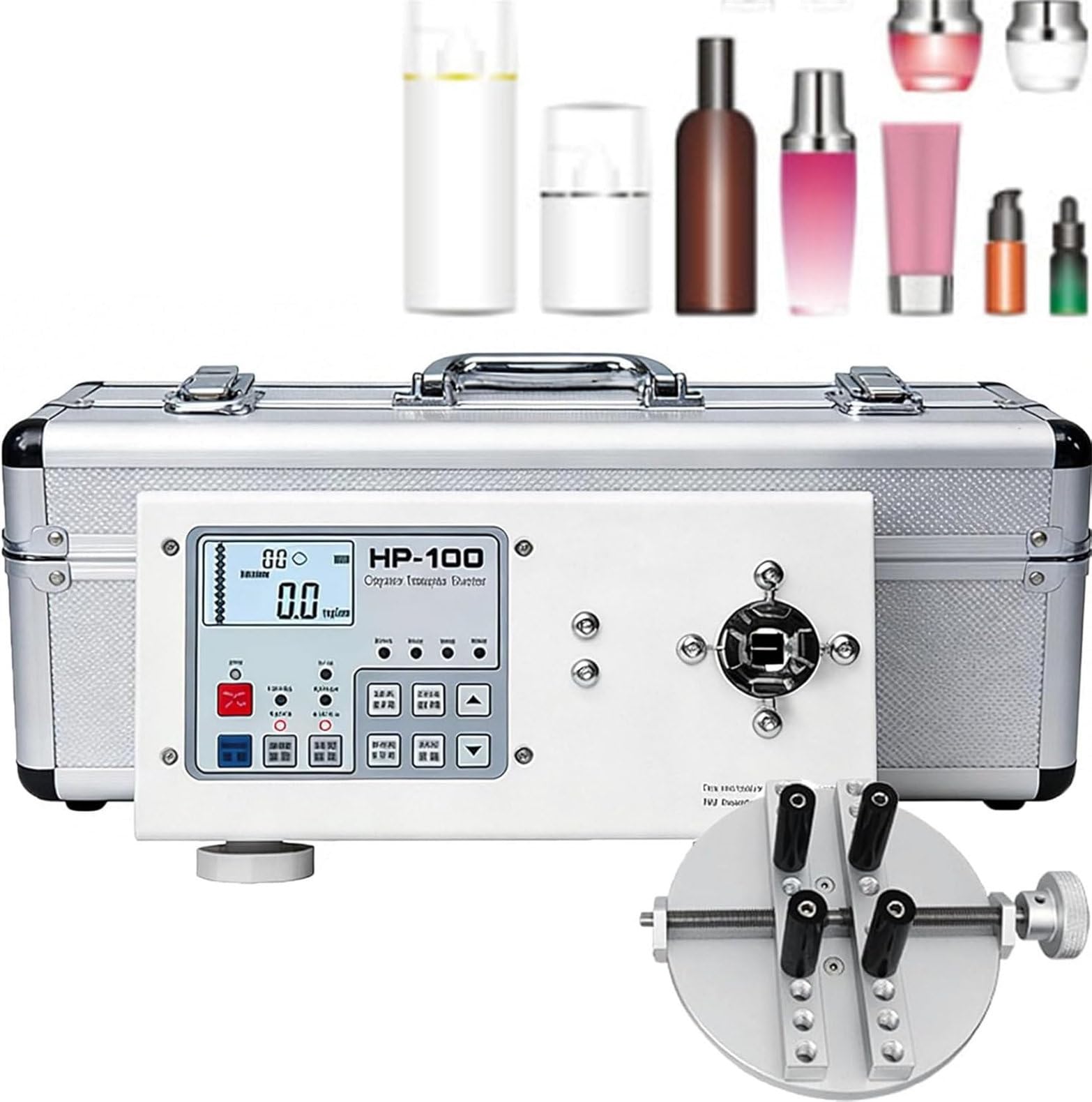 Gyqssd Multicolor Digital Torque Meter For Bottle Caps & Fasteners, Portable Torsion Testing Instrument With 3 Unit Options & Dual Modes, Torque Gauge 0.004-50.00 N·m Hp100
