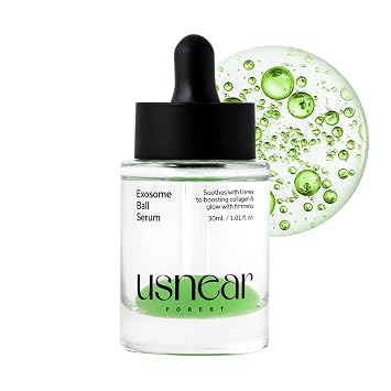 Exosome Glow Serum, Niacinamide & Collagen Face Serum for Glass Skin, Hydrating Pore Minimizer & Brightening, Korean Skincare, 1.01 fl oz