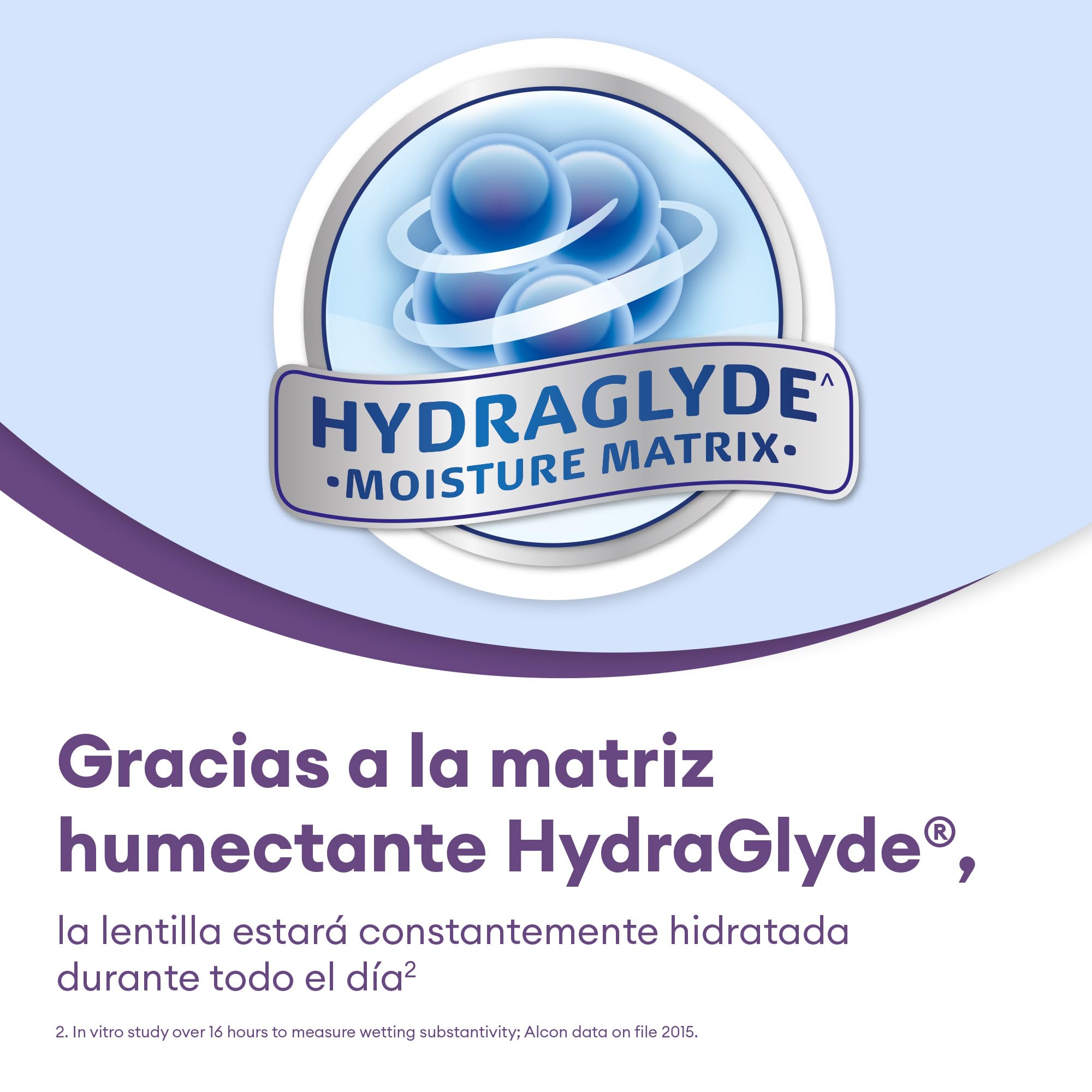 Air Optix plus HydraGlyde Multifocal lentes de contacto mensuales | 6 lentes | R 8.6 mm | D 14.2 mm | adición alta | +02.00 dioptrías