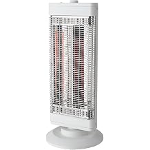 Your Boost Hybrid Heater 1000W YKT-CS1000EW Electric Stove Carbon Heater Oscillating White