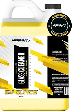 Legendary Glass Cleaner 64oz Half Gallon - Auto Window Cleaner Spray