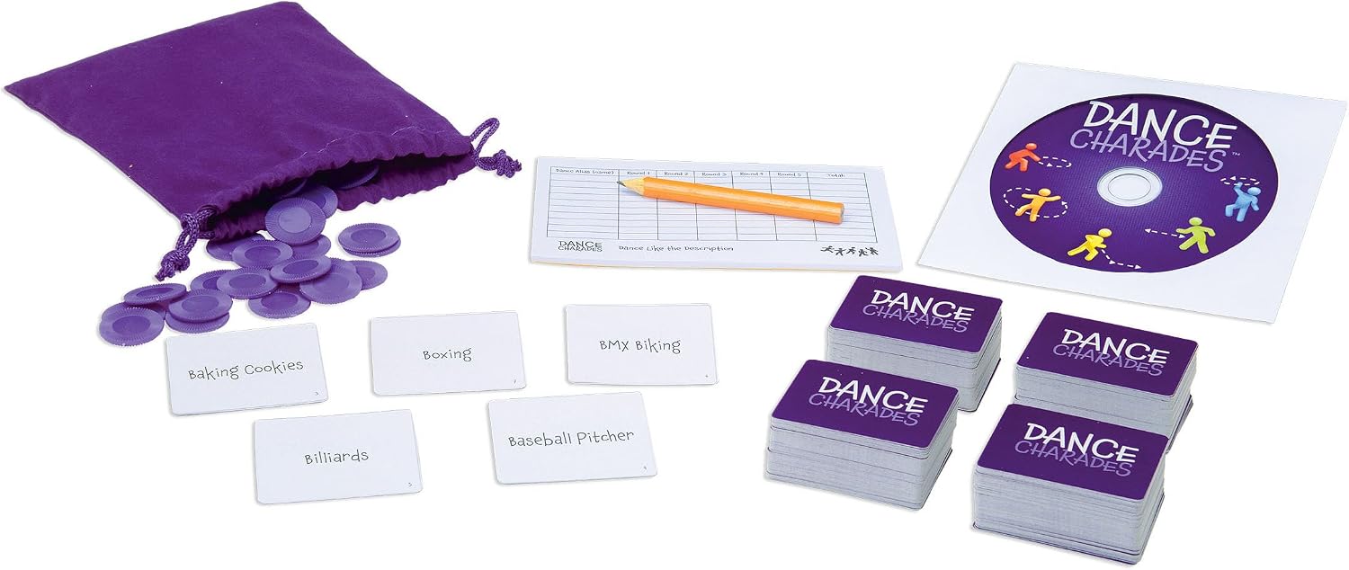 Pressman Dance Charades Game: Can Be Played with Included CD, Alexa Skills or Google Assistant