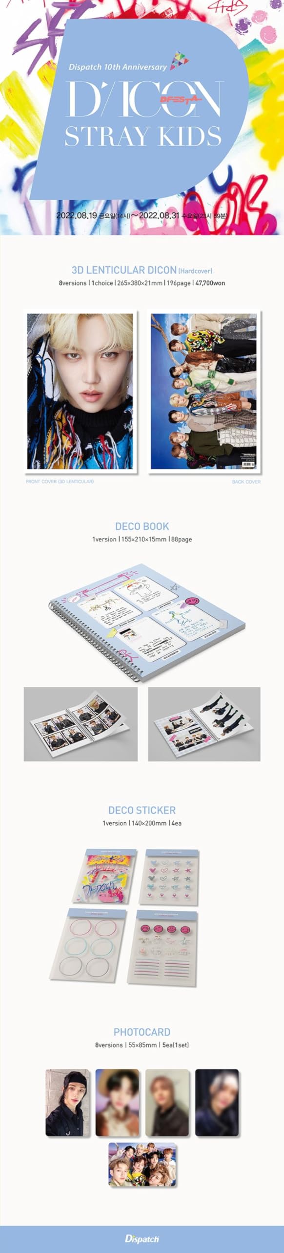 Amazon.com - DICON D'FESTA Photobook Album STRAY KIDS FELIX Version