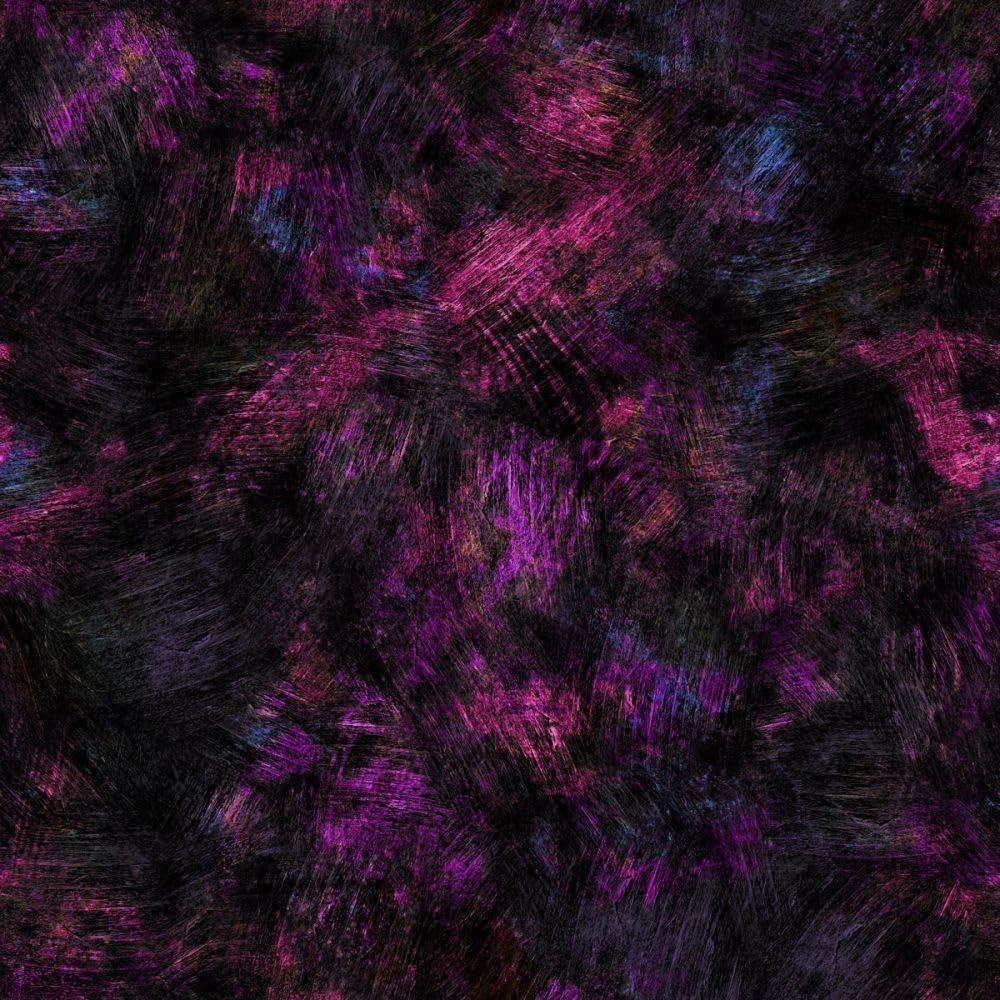 Marshall Dry Goods 108" Quilt Backing Brush Strokes Premium Cotton Fabric Cut by The Yard Black Magenta 33