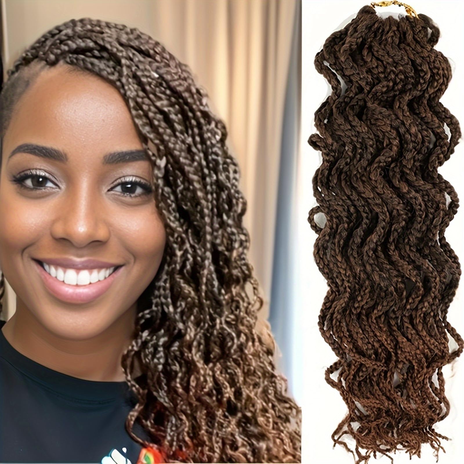 Amazon.com : Goddess Box Braids Crochet Braids Hair with Full