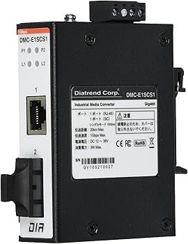 Amazon.co.jp: 産業用光メディアコンバータ シングルモード DMC-E1SCS1