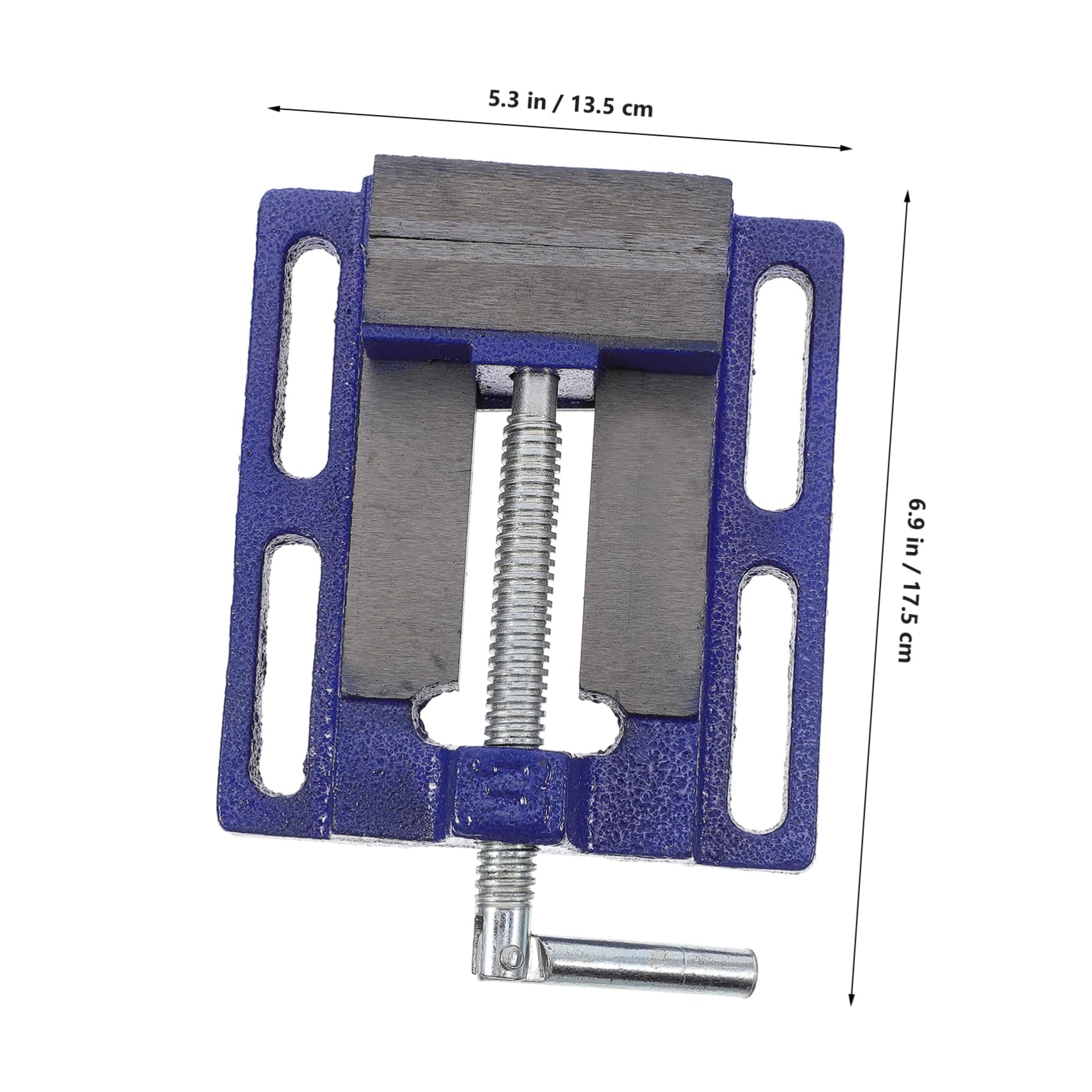 PartyKindom Abrazadera de Mesa de Banco de Trabajo para Fresadora Diseño Simple y Elegante, Construcción Fiable de Acero de 77 Mm para Taller de Carpintería