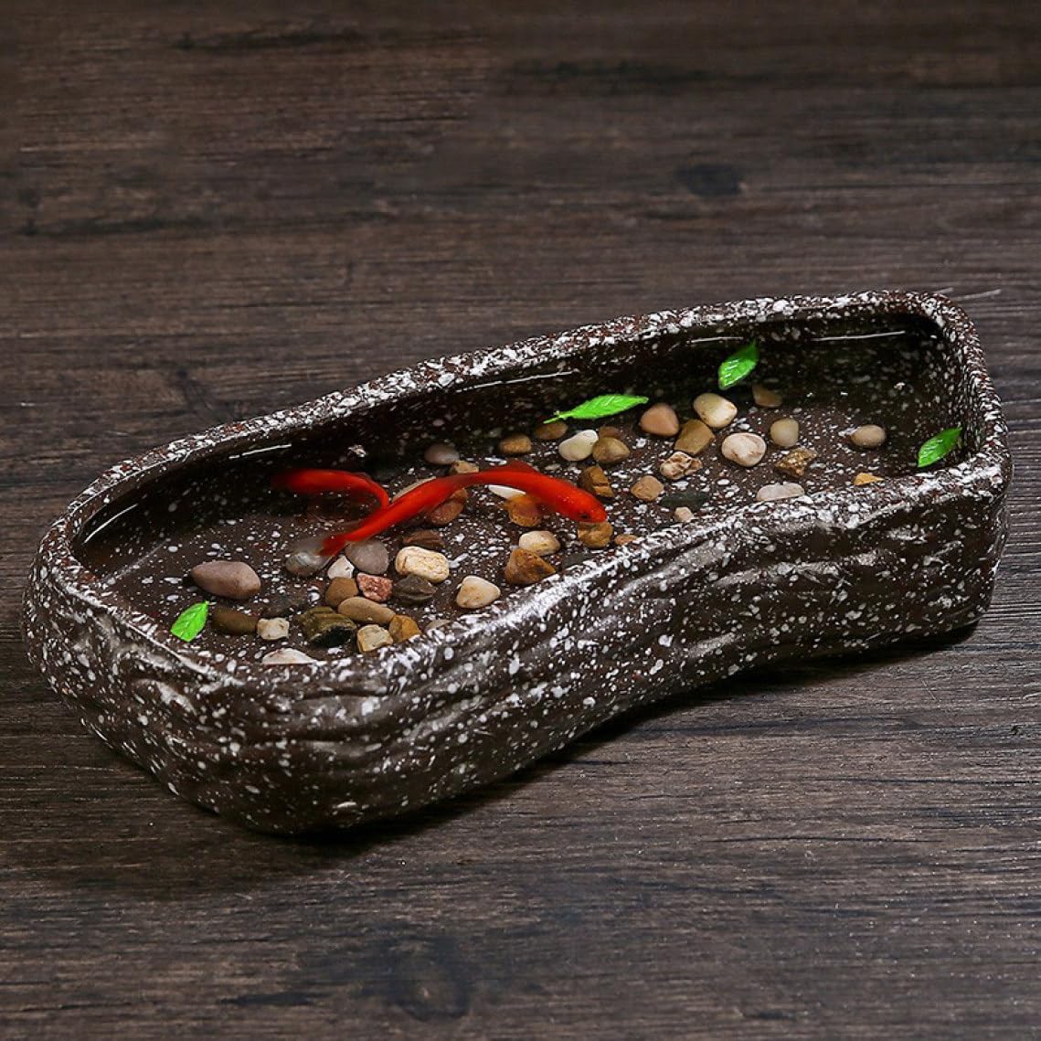 陶器　花鉢　金魚鉢　アンティーク 金魚鉢 おしゃれ 陶器 メダカ鉢 和風 レトロ アンティーク ビオトープ