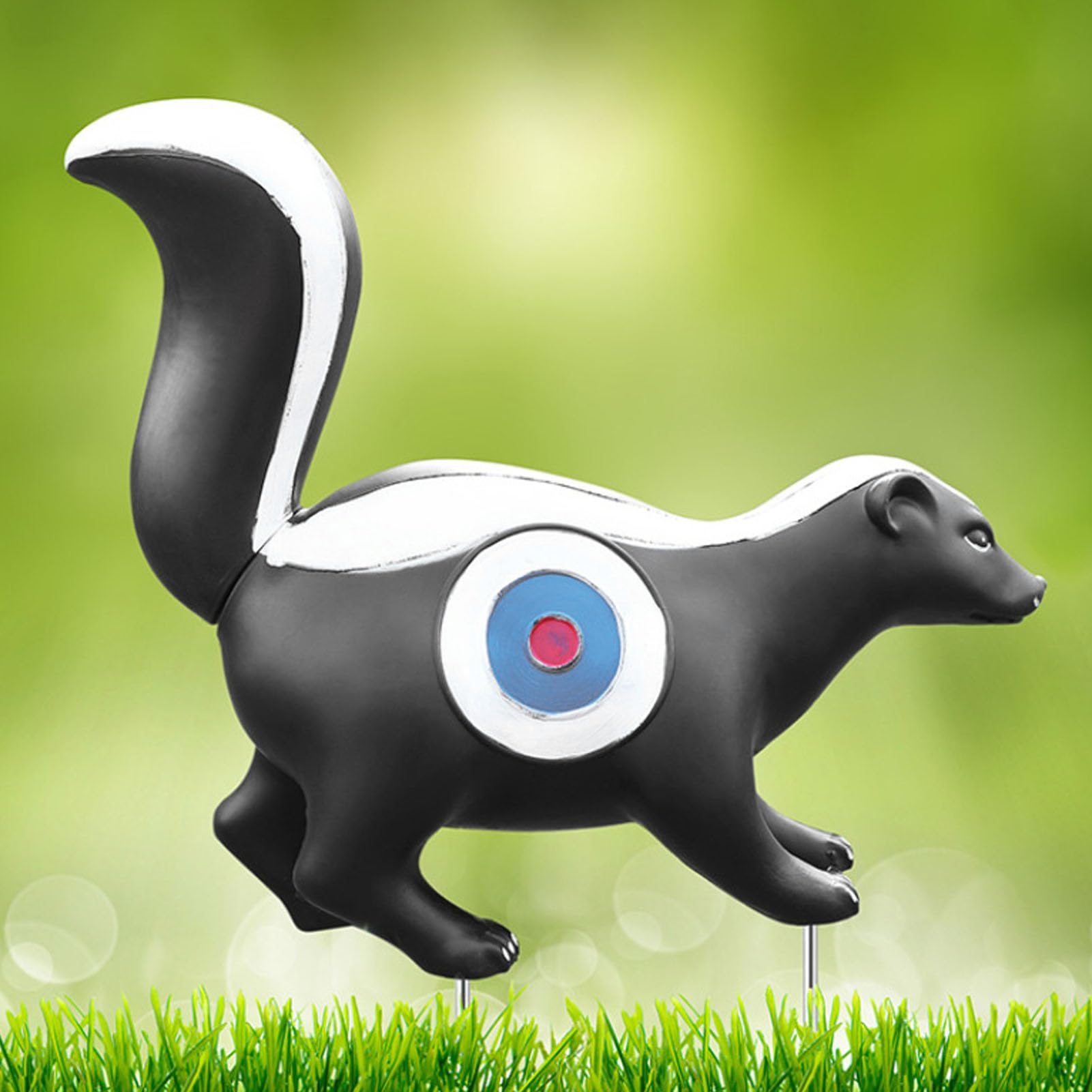 POENVFPO Bersaglio per Tiro con L', Bersaglio per Tiro con L' Portatile in PU 3D Skunk Animal con Design Realistico, per Allenamento All'aperto e Pratica in Cortile