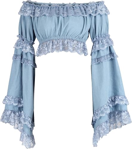 Daisy corsets Women's Plus Size Bohemian, Lt Blue