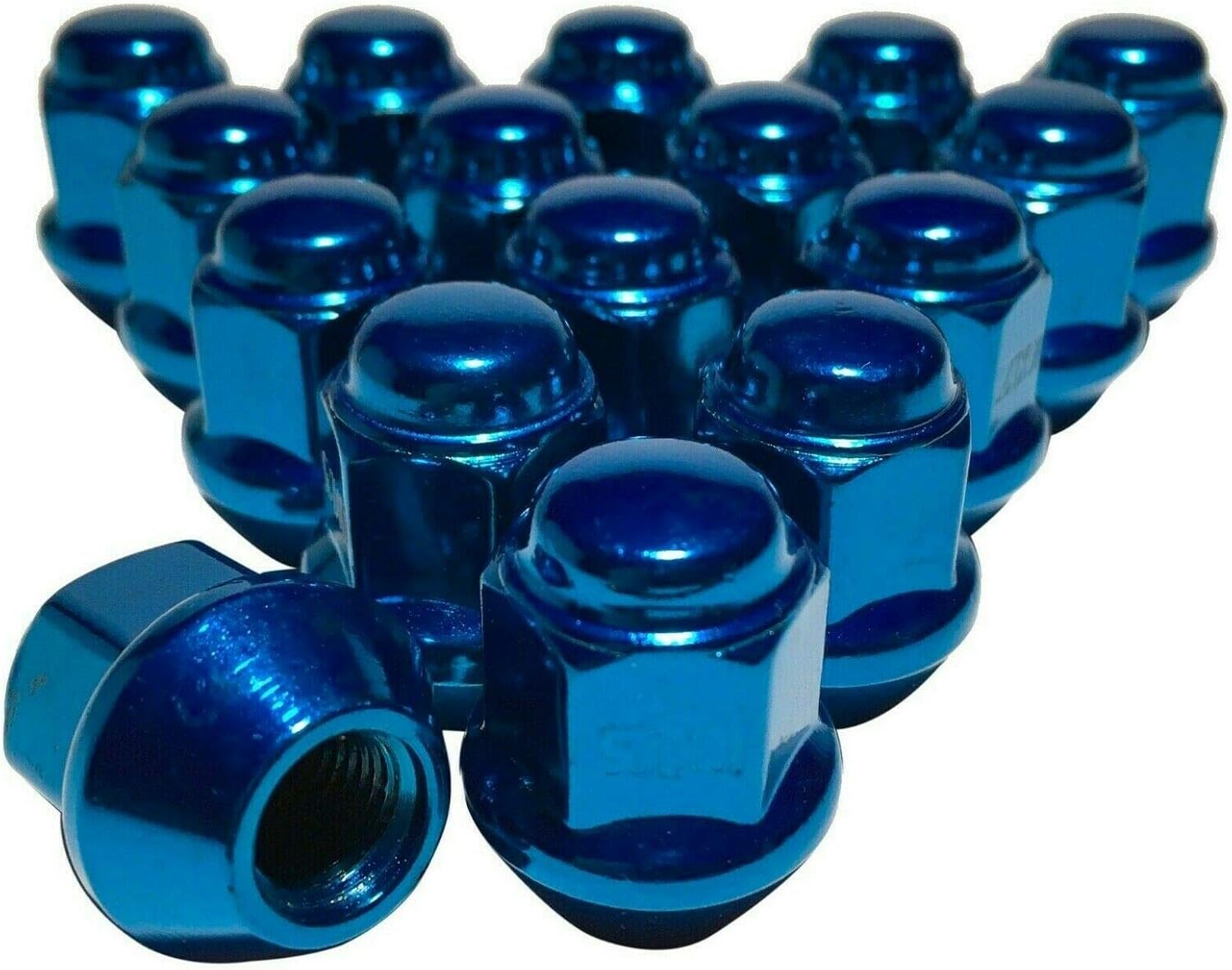 Coyote 16 Blue Tapered Base 10x1.25 Lug Nut Set with a 17mm Hex for ATVs and UTVs That Fit Many Yamaha, Honda and Suzuki