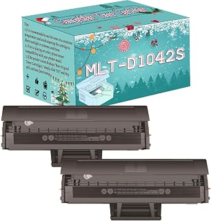 MLT-D1042S D1042S 1042S Compatible Toner Cartridge Replacement for Samsung ML 1660 1665 1667 1670 1675 1860 1865W 1867 SCX 3200 3205 3205W 3207 Printer, High Yield 1 2 Black