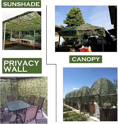 Miniatura 6 de Red de camuflaje de camuflaje de 20 x 20 pulgadas, 10 x 20 pulgadas, 10 x 10 pulgadas, rollo a granel de arpillera de camuflaje para caza, ciego,