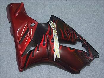 MYMK様 Amazon.com: NT Red Flames Fairing Fit for Kawasaki Ninja