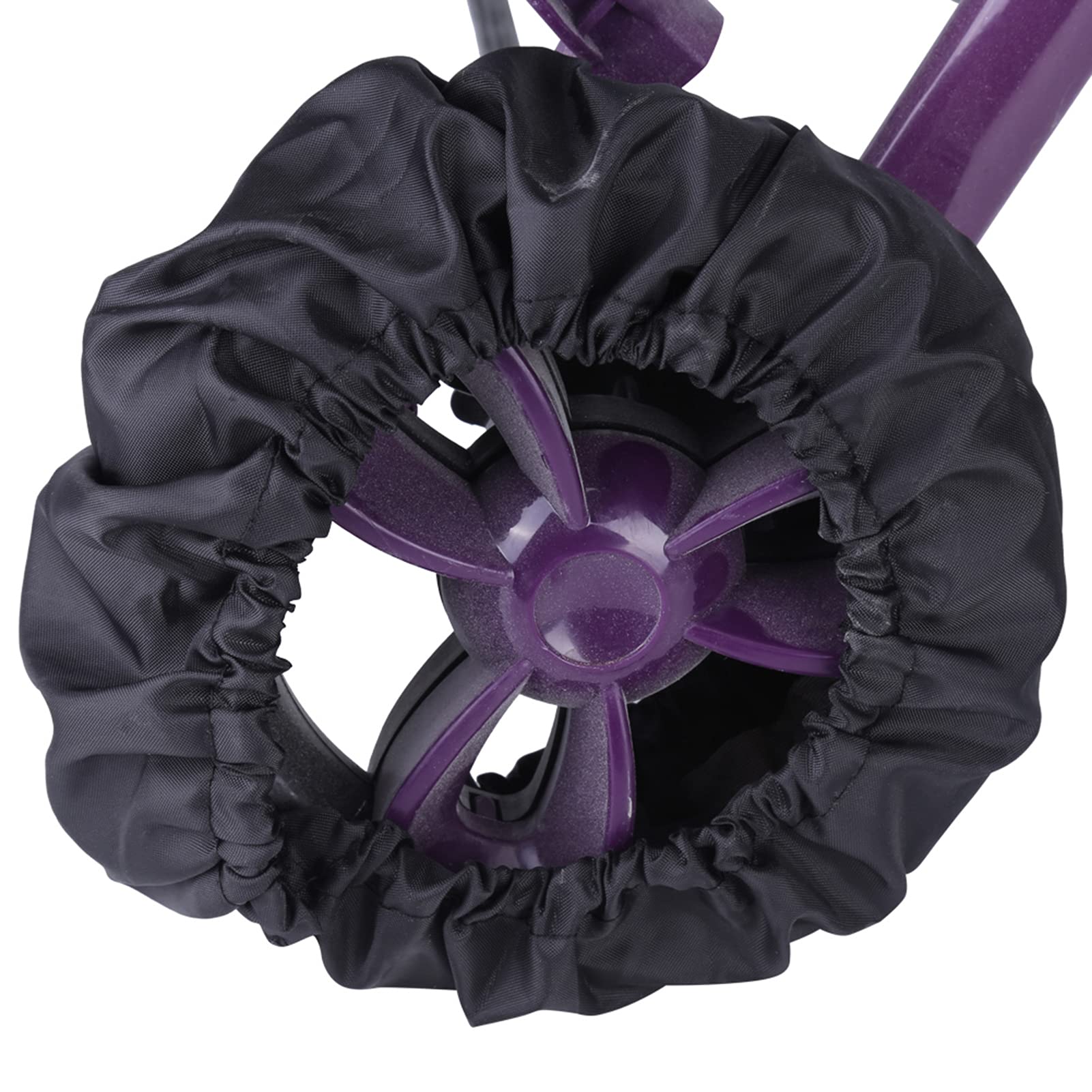 4Pcs Stroller Wheel Cover,Pram Stroller Wheel Covers Stroller Wheel Covers Black Accessories (S)