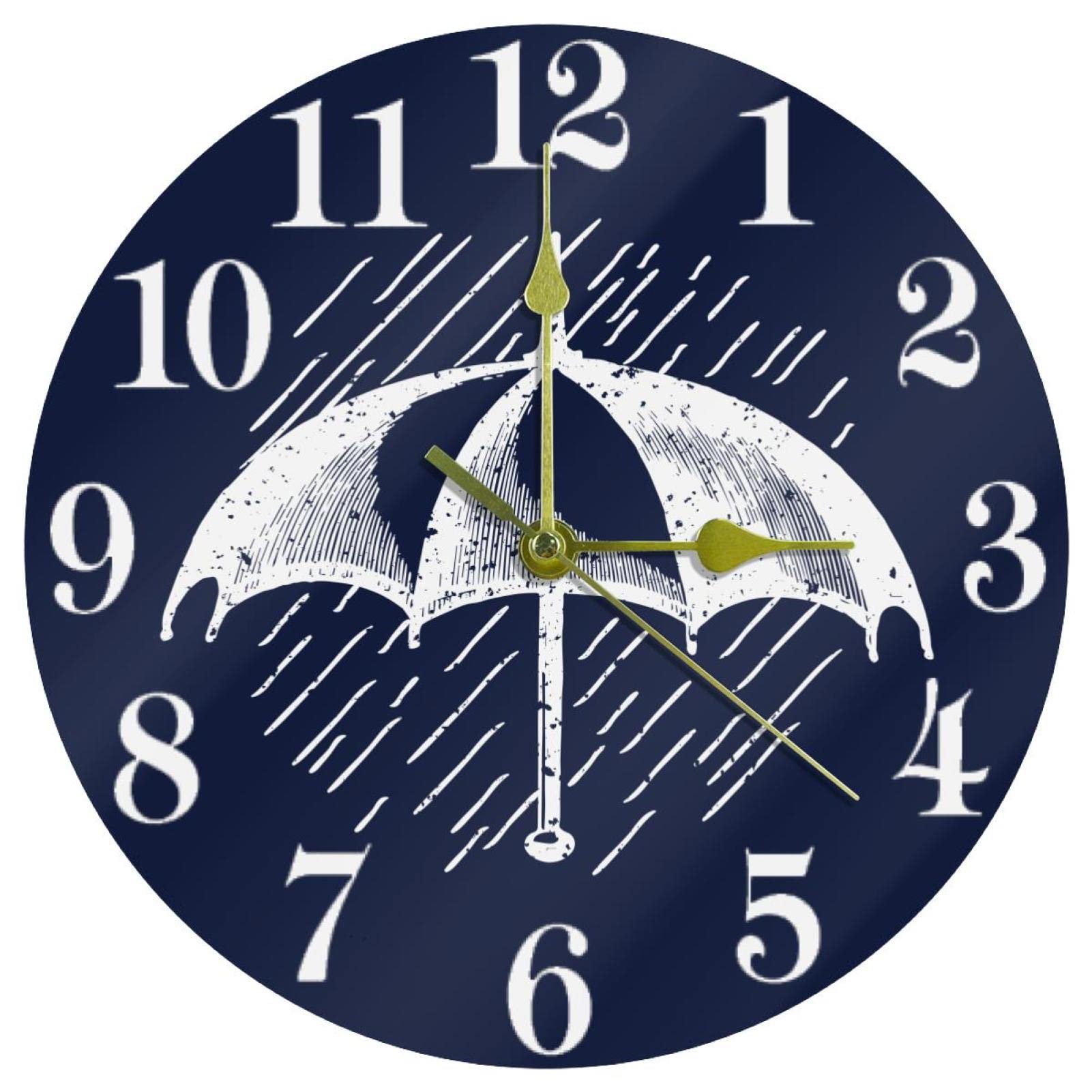 Horloge murale silencieuse et sans tic-tac à pile pour le bureau
