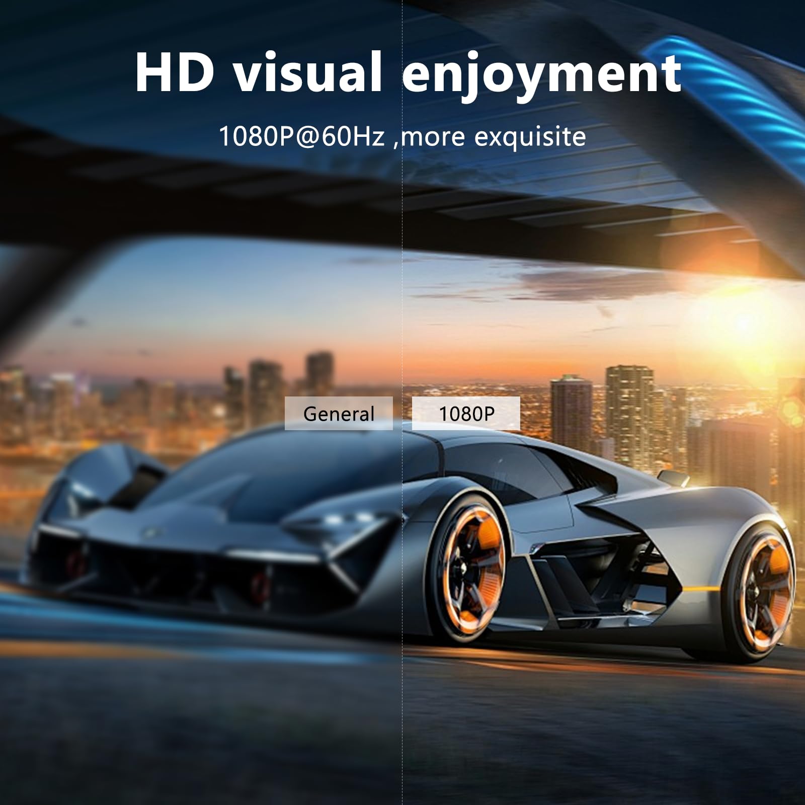 Rallonge HDMI, rallonge HDMI sur Cat5e/6 jusqu'à 50 m, extension vidéo 1080p @ 60 Hz, transmission audio et vidéo synchrone, prend en charge la copie EDID, POC, fonction 3D, transmission ultra