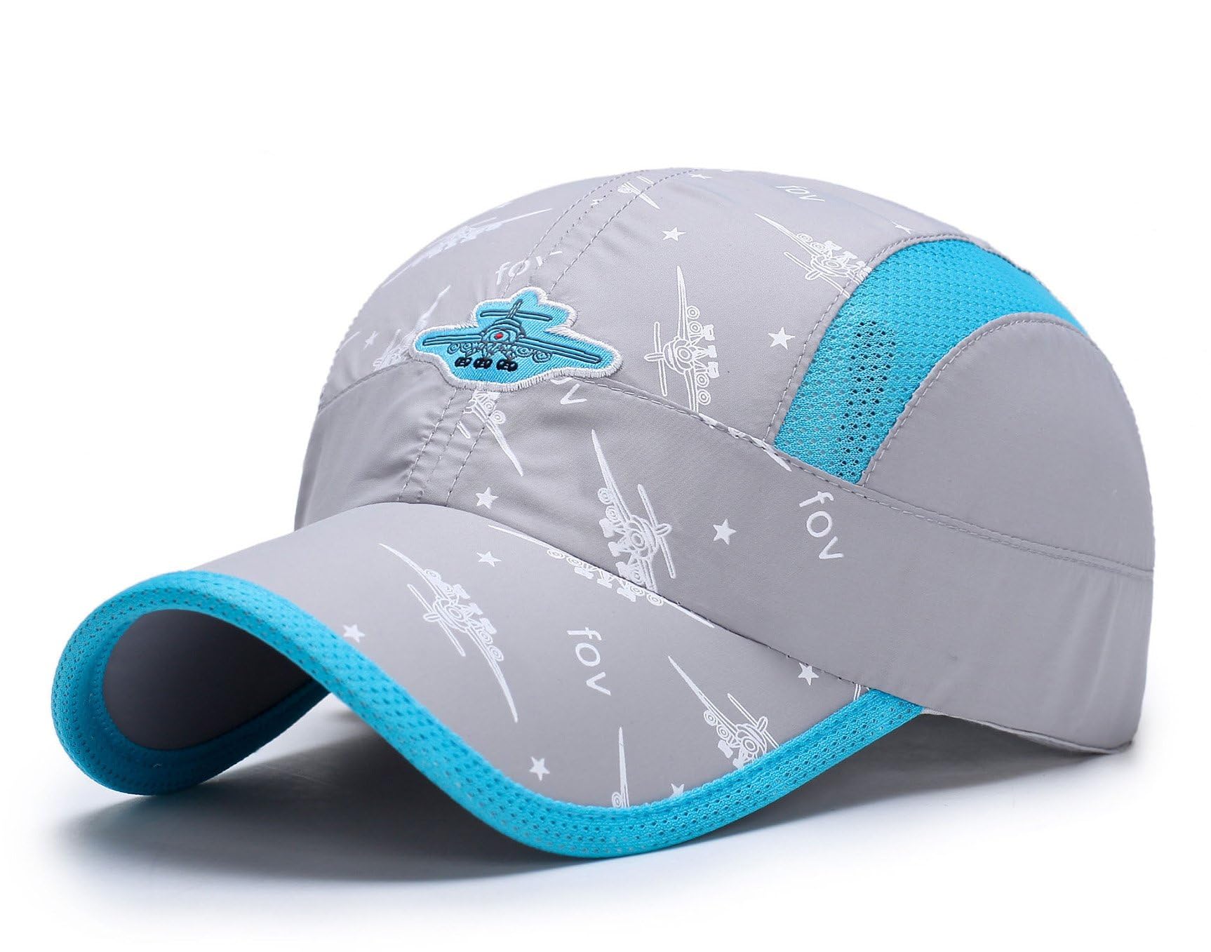 Home Prefer Kids Lightweight Quick Drying Sun Hat Airy Mesh UV Protection Caps Boys Girls UPF50 Baseball Caps Run Beach Water