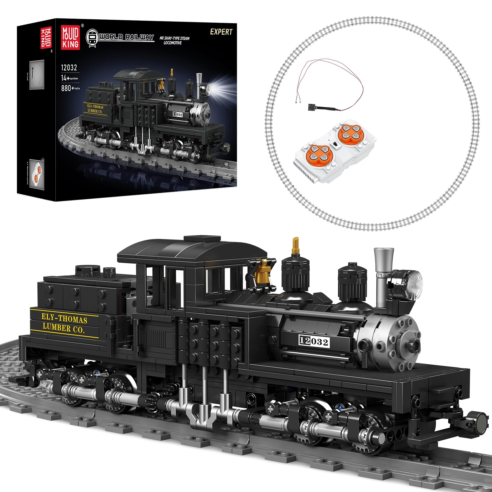 Reobrix Set Costruzione Treno Merci G2000 - 1980 Pezzi, Modello In Scala Con Dettagli Meccanici, Carrelli Staccabili E Base. Idea Regalo Per Adulti E Ragazzi, Decorazione Casa. - 4
