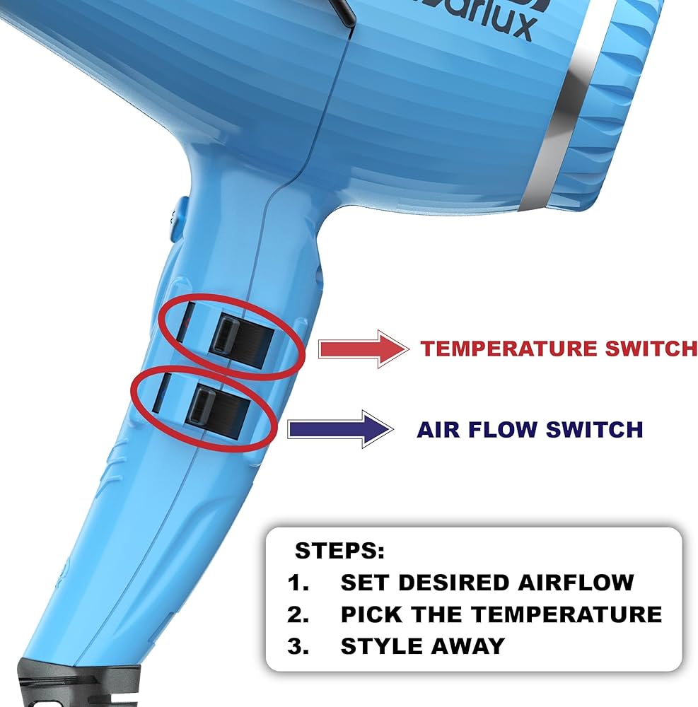 Amazon.com : Parlux Alyon Yellow Hair Dryer + M Hair Designs