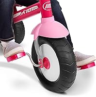 Vista 6 de Radio Flyer Deluxe Steer & Stroll Trike, Sencillo, Rosado