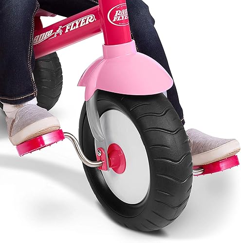 Vista 16 de Radio Flyer Deluxe Steer & Stroll Trike, Sencillo, rojo, Rojo