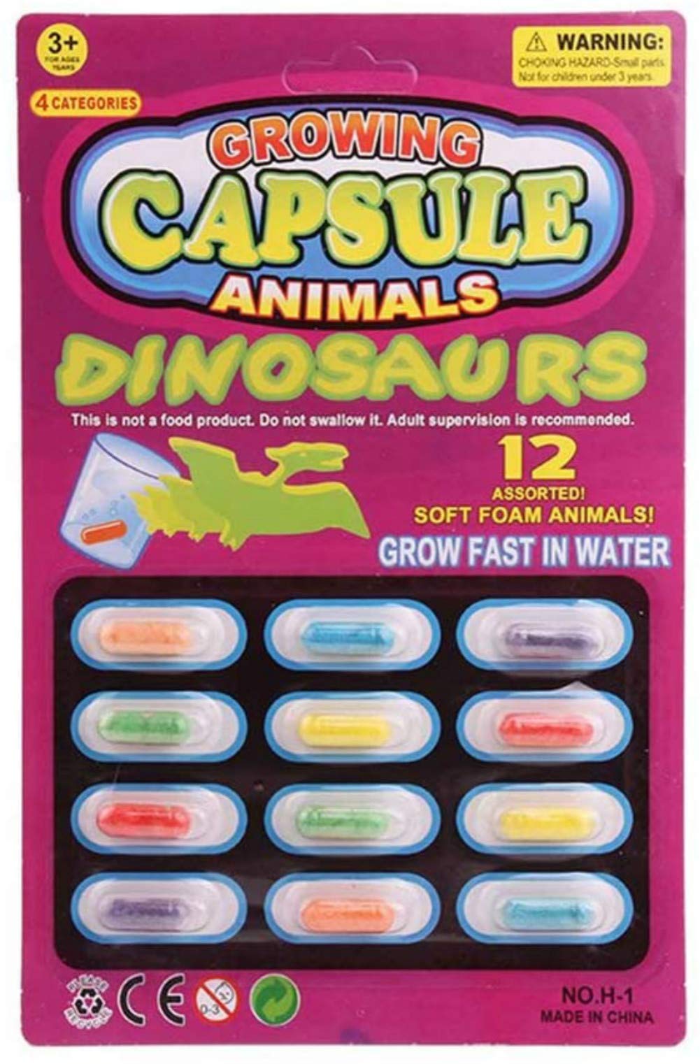 Buy N\C Magic Growing Animal s, Grow in Water, Pack with 12 Expanding ...