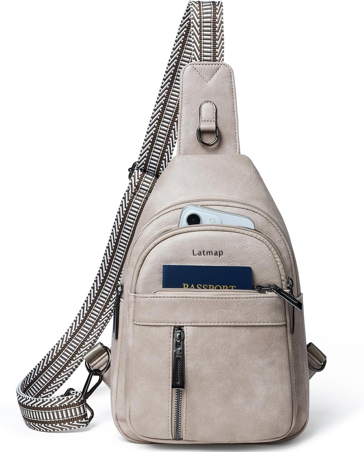 7L Sling Bag For Women Men Backpack Fanny Pack Crossbody Chest Travel Shoulder Belt...