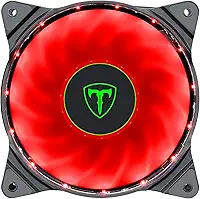 T-DAGGER Cooler Para Gabinete 120mm, Led Red, T-tgf300, Vermelho, T-TGF300-R