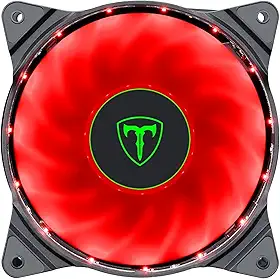 T-DAGGER Cooler Para Gabinete 120mm, Led Red, T-tgf300, Vermelho, T-TGF300-R